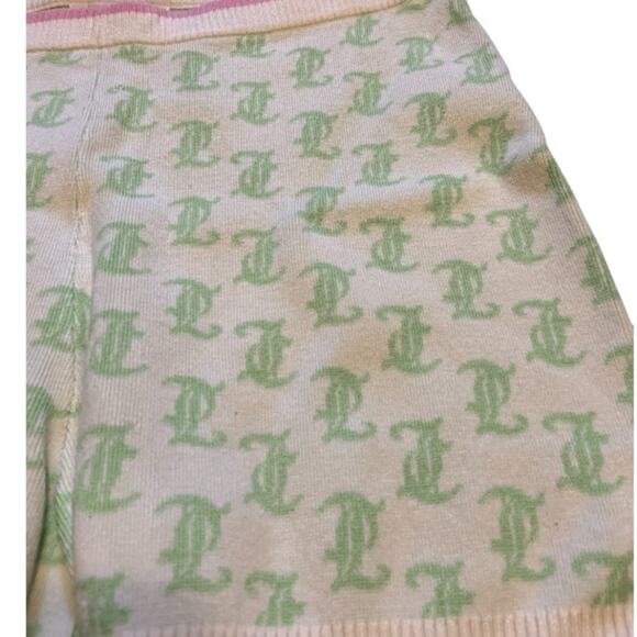 Juicy Couture Lime and Pink Knit Shorts size L - Picture 3 of 5